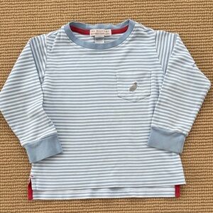 PLAY CONDITION: The Beaufort Bonnet Company Light Blue Striped Long Sleeve Tee